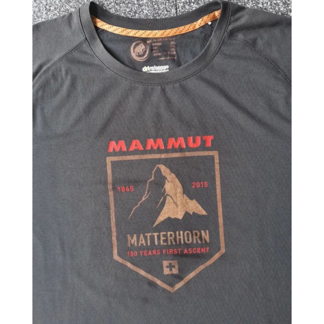 Tshirt Mammut Original / Kaos Mammut / Baju Mammut