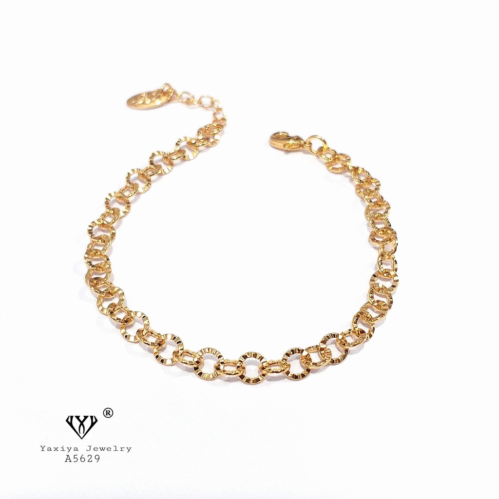 

Gelang Rantai Pecah Kopi Besar Perhiasan Imitasi Gold 18K Yaxiya Jewelry 584
