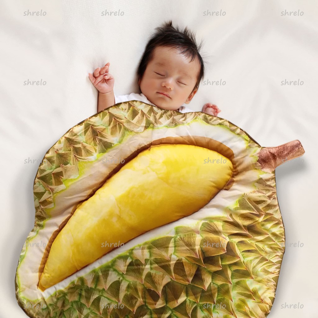 Selimut Bayi Durian Unik Duren Lucu Untuk Hadiah Lahiran Shopee