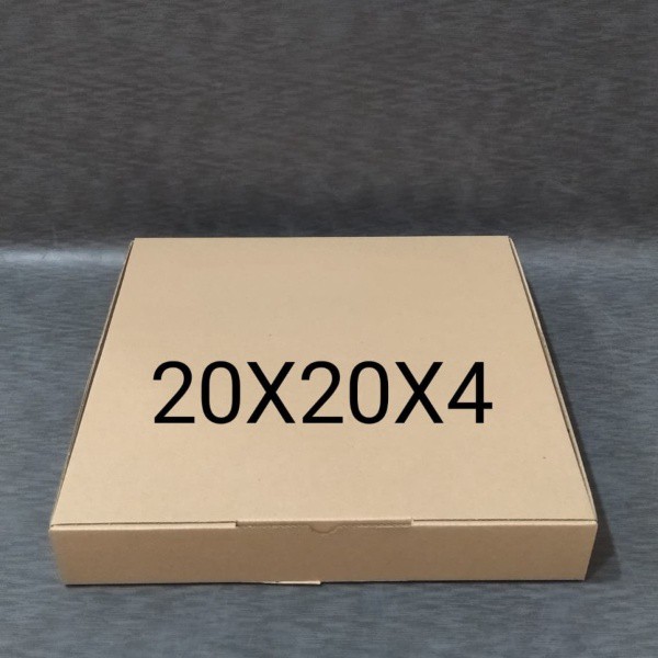 

kardus box pizza/diecut uk 20x20x4