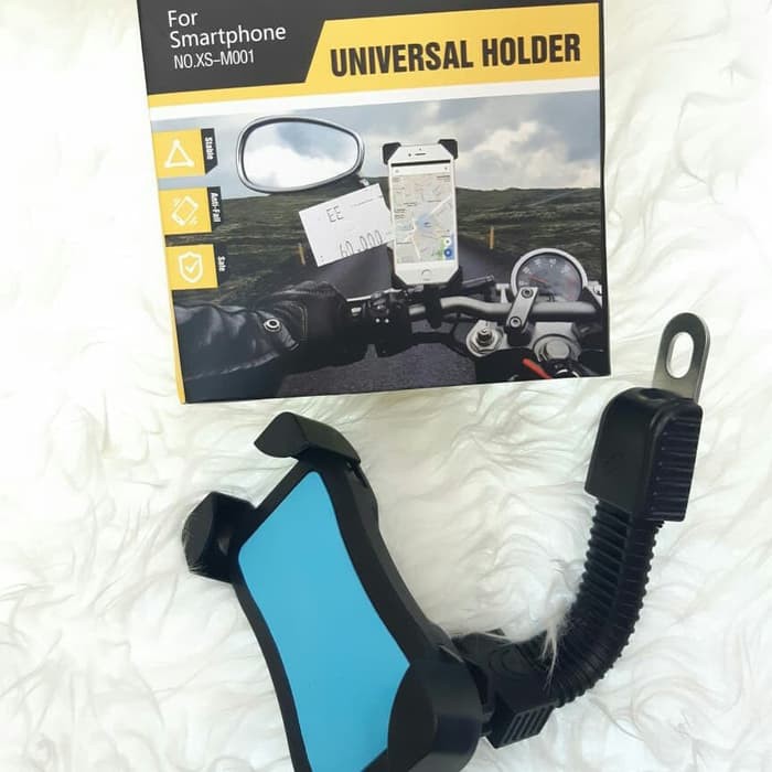 HOLDER MOTOR ARM UNIVERSAL HM-06 / HOLDER SPION / HOLDER HANDPHONE SEPEDA MOTOR GPS MAPS SPION