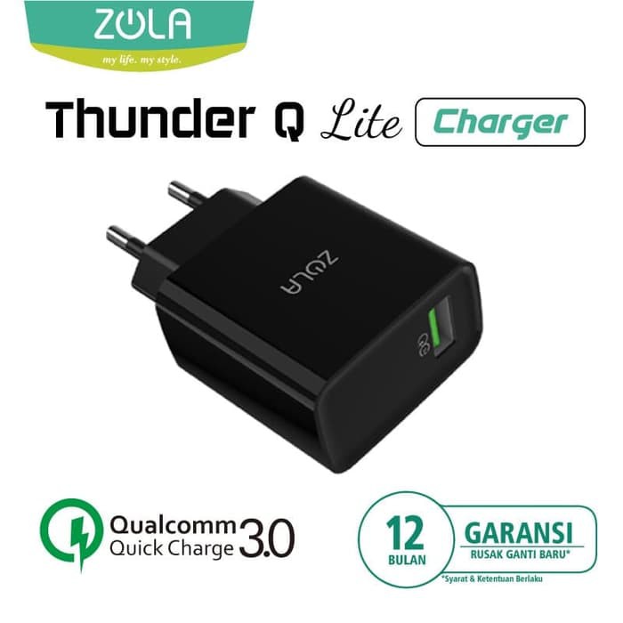 Zola International Thunder Q Charger Quick Charge 3.0