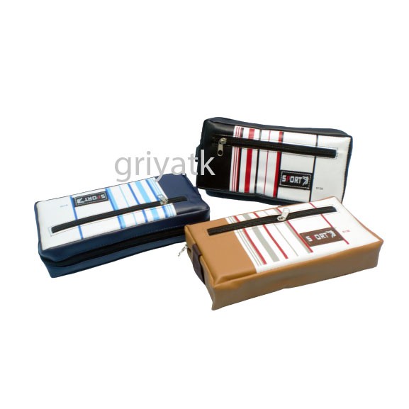 

Tempat Pensil Kotak Pensil Pencil Case Tepak Pensil Alat tulis Sekolah Kuliah Kantor kain sport