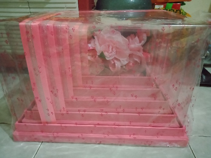 Kotak Seserahan 1 Set Isi 5 (seri Warna A)