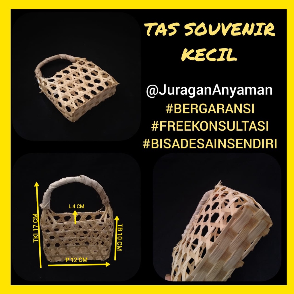 

Tas Souvenir Kecil Lucu Tangkai Daun Kelapa Halus - Tas Ulang Tahun Anak - Tas Anyam - Tas Bambu Tas Anyaman Bambu Kemasan Produk Acara Ulang Tahun Kemasan Parcel Hampers Gift Souvenir Mini