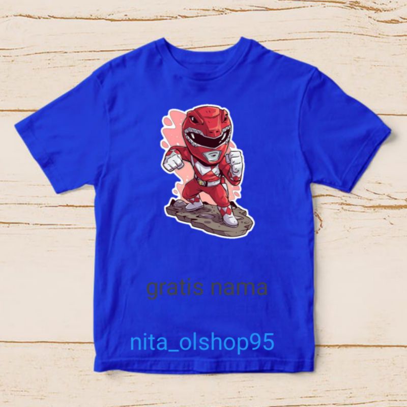 baju anak power ranger merah