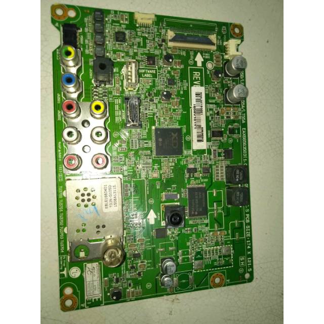 43LF510T-TA - Mb - Mainboard - Motherboard - Mobo - Micom - Modul - Mesin Tv LED LG 43LF510T - 43LF5