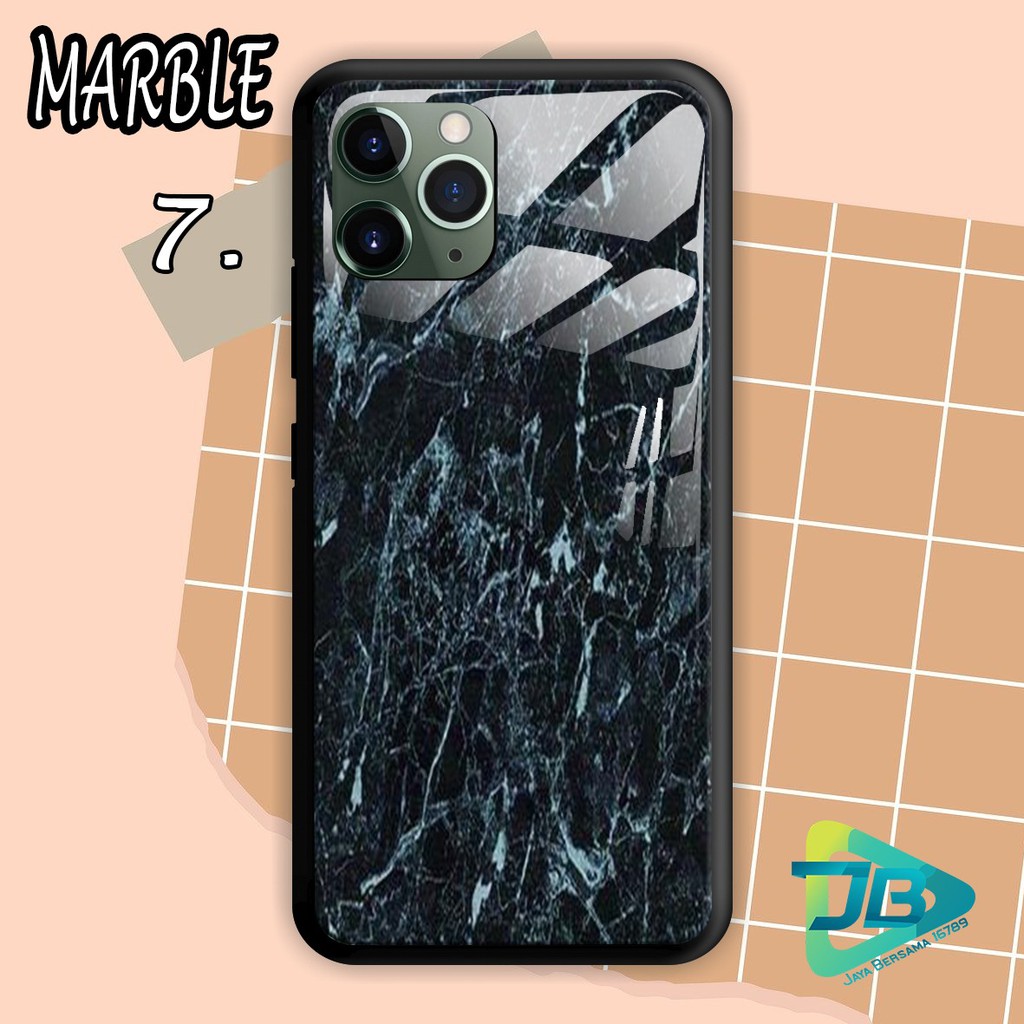 SOFTCASE BACK CASE GLASS KACA MARBLE VIVO Y11 Y12 Y15 Y17 Y12S Y19 Y20 Y30 Y53 Y55 Y65 JB3500