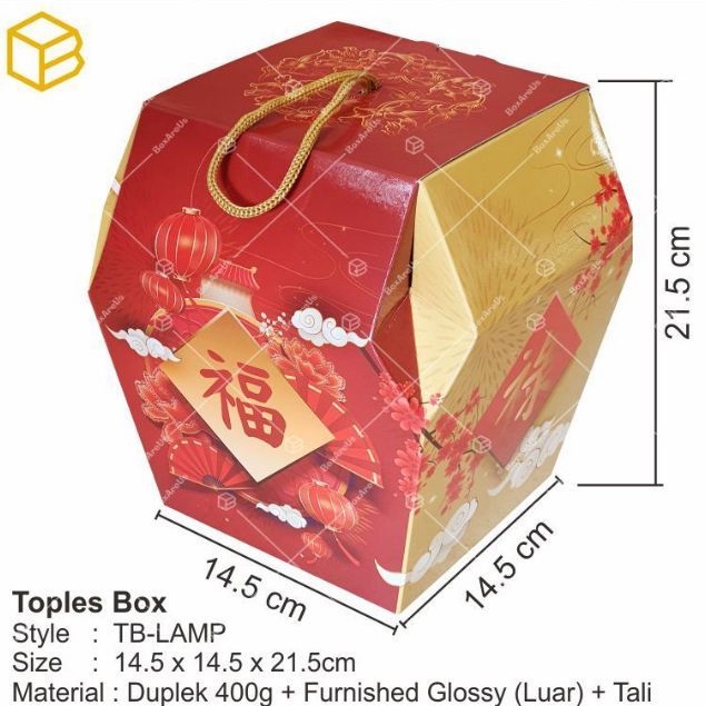 

Box Hampers CNY Imlek Sincia 3 toples 500gr