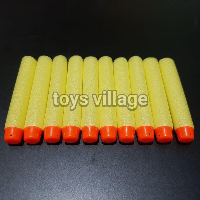1Pcs/Biji - Peluru Nerf / Nerf Dart Bullet Foam Reffil for Zombie / Modulus N-Strike & Sejenisnya-Yellow