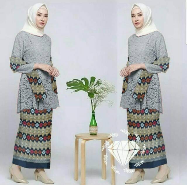 SET KEBAYA SELENDANG FATIMAH