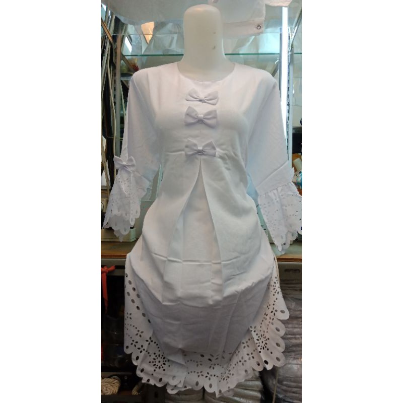 TUNIK PUTIH/BLUS TUNIK /BLUS PUTIH/BLUS PUTIH IBU IBU