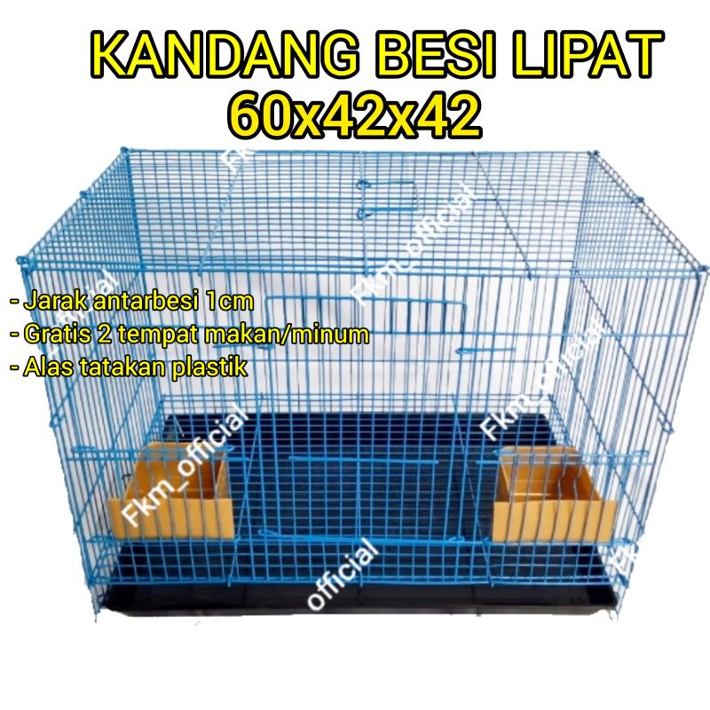 Kandang umbaran 60x42x42 buat kucing, kelinci, burung, sugar glider dll