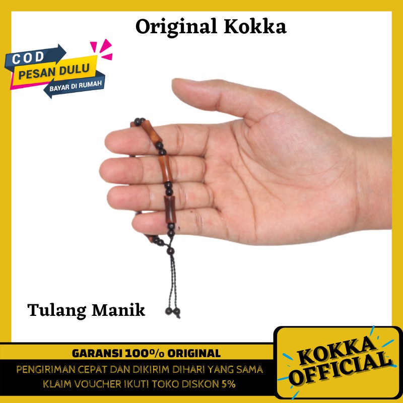 Gelang Kaokah Motif Tulang Manik Original Gelang Kayu Kauka Kaoka Kaukah By Kokka Official