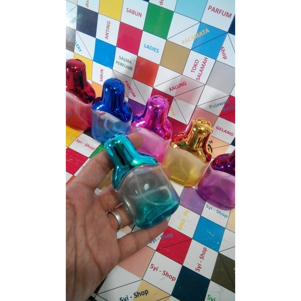 Botol Parfum Spray 37 ml Kaca Warna