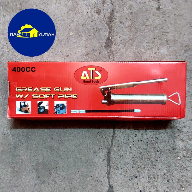 Pompa Gemuk Grease Gun Stempet Tangan Manual - ATS 400cc 400 cc