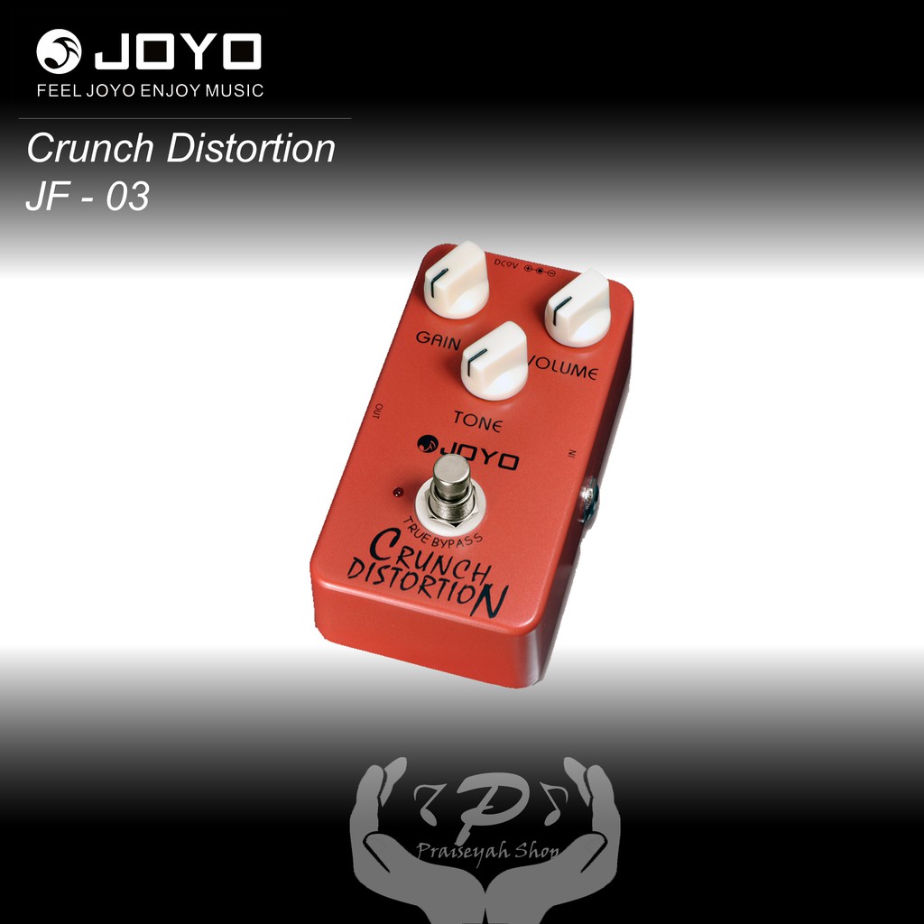 Joyo Crunch Distortion Efek Gitar JF 03 Original Guitar Effect JF03