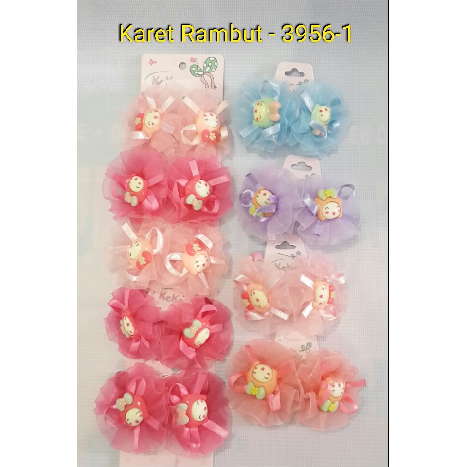 Jepit Rambut Kuncir Rambut Karet Rambut Ikat Rambut 3956-1