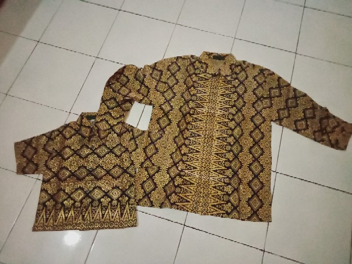 Batik Prada Couple Bapak Anak