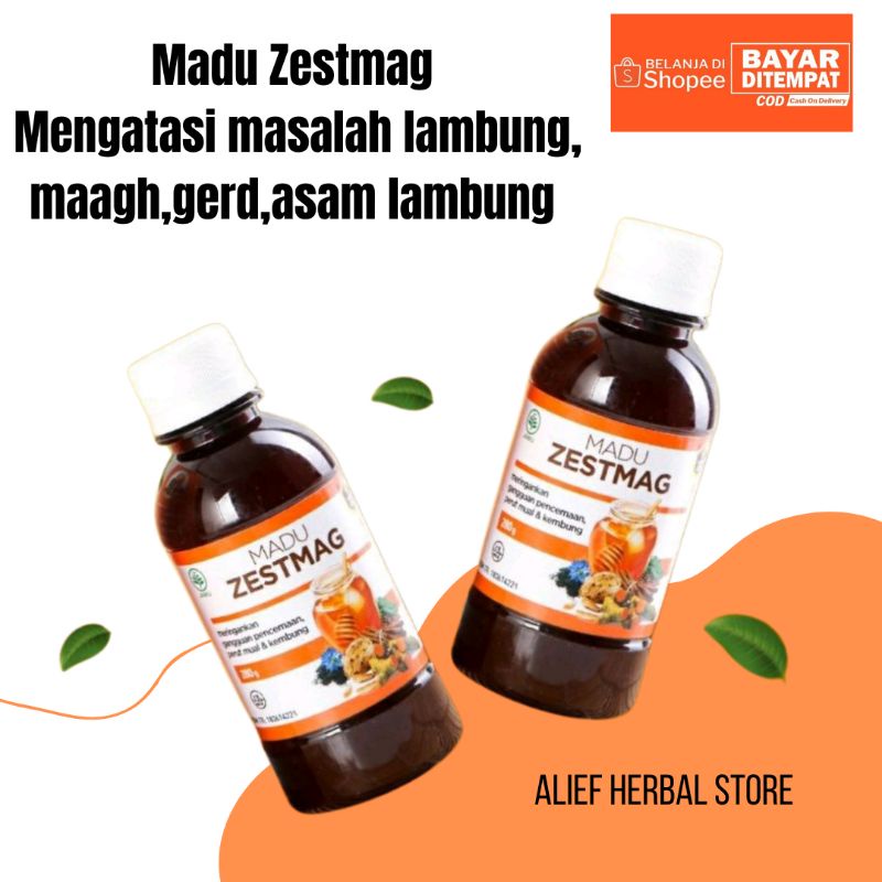 

Madu Zestmag Mengatasi Maagh Kronis,Asam Lambung,Tukak Lambung,GERD | 280gr