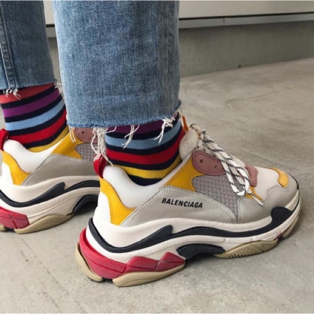 Balenciaga Triple S Pink yellow