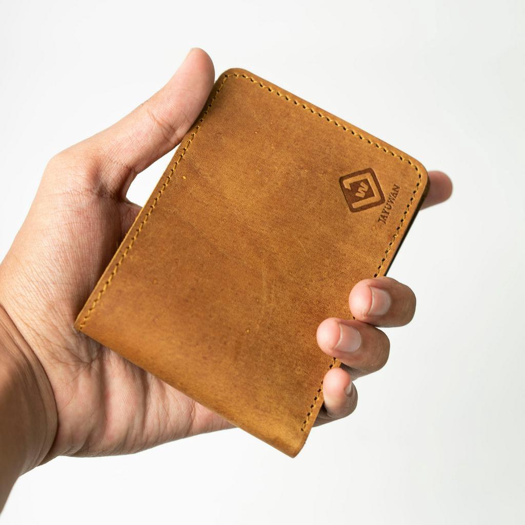 Jayuwan Kreatif - Dompet Pria Minimalis Kulit Asli DTS