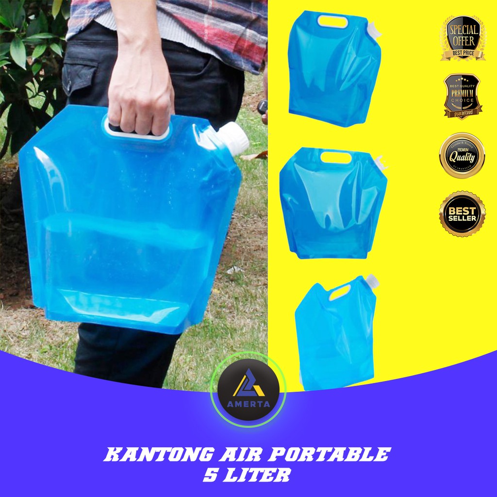 Kantong Air Portable Water Bag Mudah Dilipat