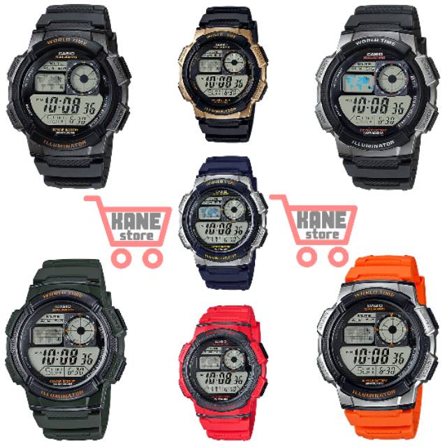 Jam Tangan Casio Digital Original AE-1000W