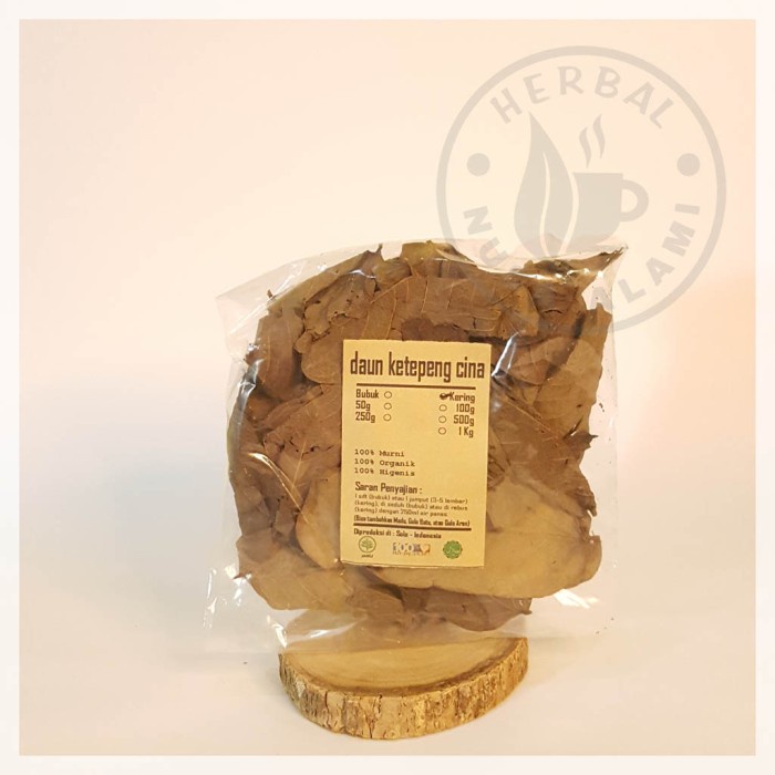 

DAUN KETEPENG CINA KERING | PREMIUM | Senna Alata 100g