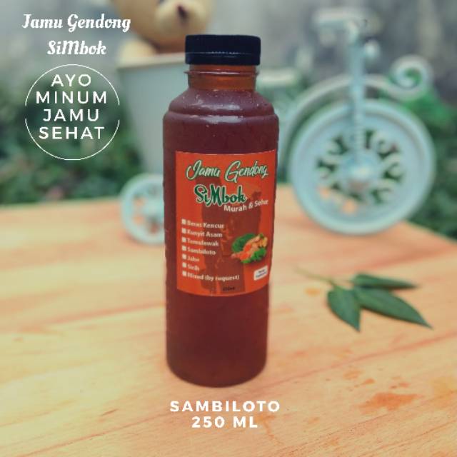 

Bakul Mbok Mbo-Jamu Herbal Gendong SiMbok SAMBILOTO Tradisional Khas Indonesia Sehat Murah