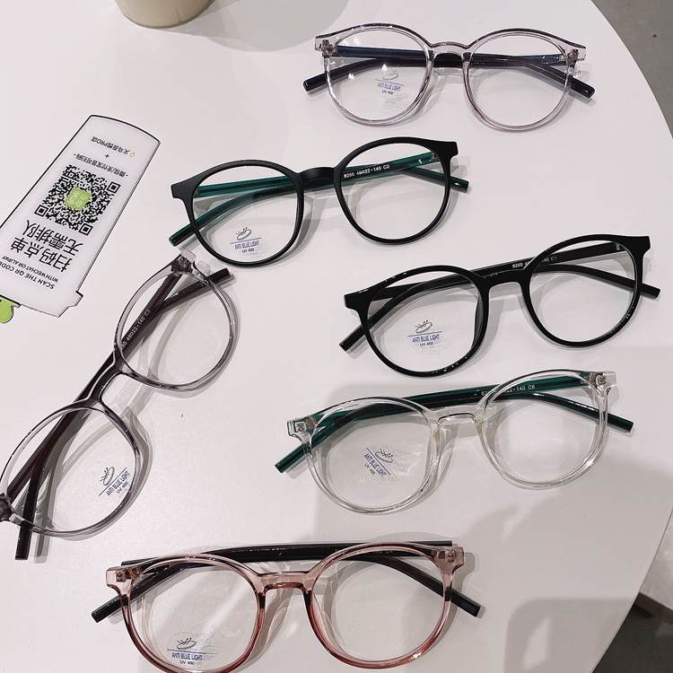 Viendo Kacamata Photocromic Anti Radiasi Minus Wanita Pria Cowok Elastik TR90 Korea Gaya Terbaru Frame Kacamata Komputer Anti Silu Blueray Sinar Matahari UV400 Kaca Mata optik-8