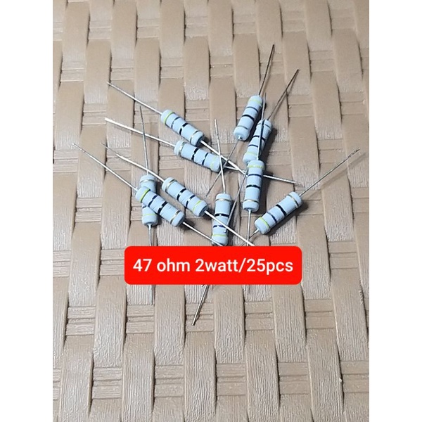 Resistor 47 ohm 2watt 25pcs