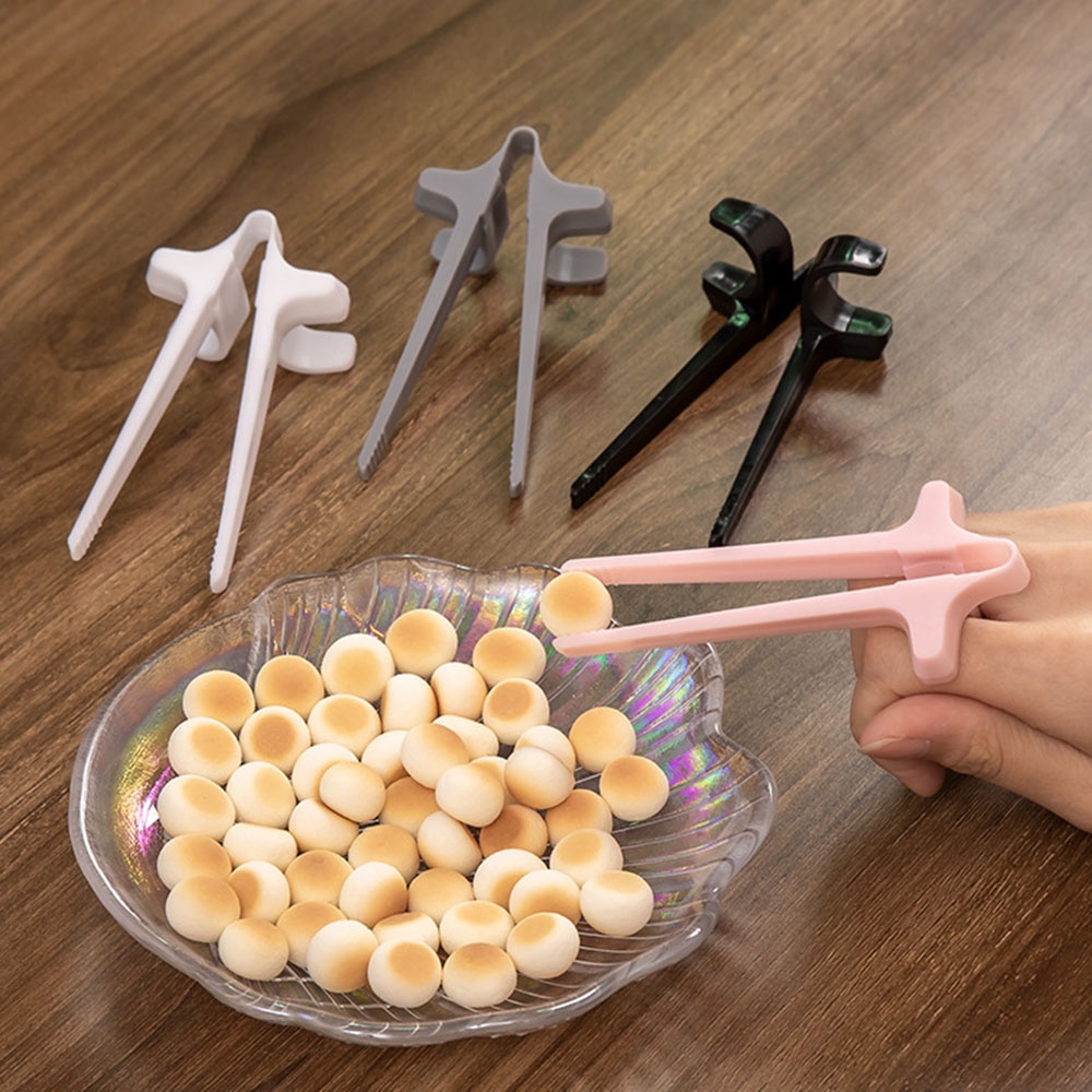 【COD Tangding】4 colors Creative Convenient Design Finger Set Chopsticks Lazy Helper Home kitchen Chopsticks Dinnerware