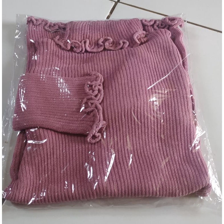 16vaulzesk Atasan wanita / Baju Rajut Turtleneck Full Kriwil Premium / Baju Rajut Atasan Wanita Kekinian Model Terbaru