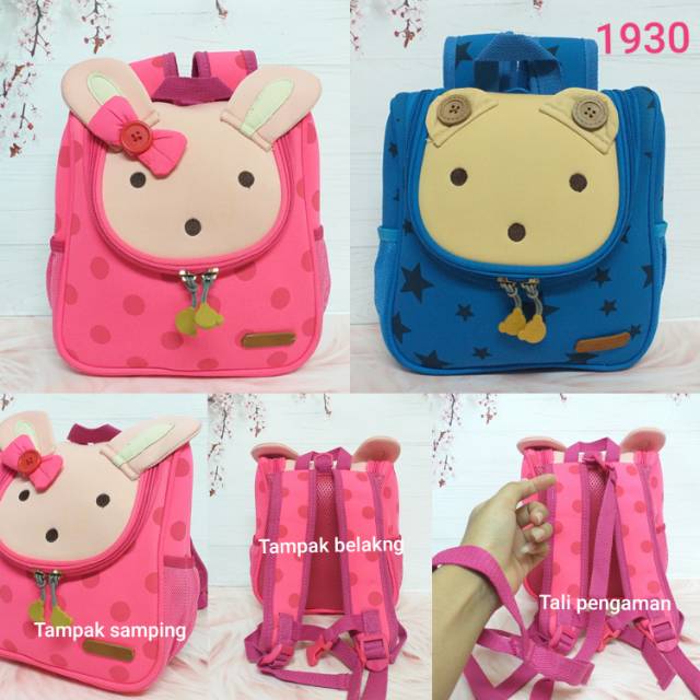 TAS RANSEL ANAK / TAS ANAK LUCU / TAS RABBIT BEAR / TAS ANAK PAUD / TAS ANAK LAKI LAKI , PEREMPUAN