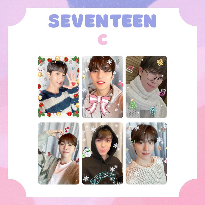 [SEVENTEEN] PHOTOCARD SEVENTEEN CHUSEOK, CHRISTMAS, NEW YEAR ‼️BACA DESKRIPSI‼️