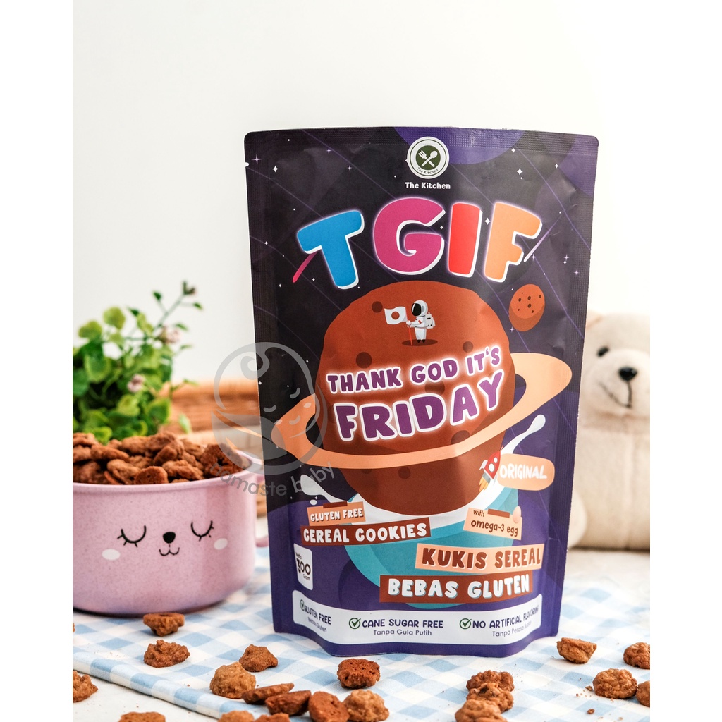 

BIG TGIF CEREAL COOKIES GLUTEN FREE - ORIGINAL 300GR