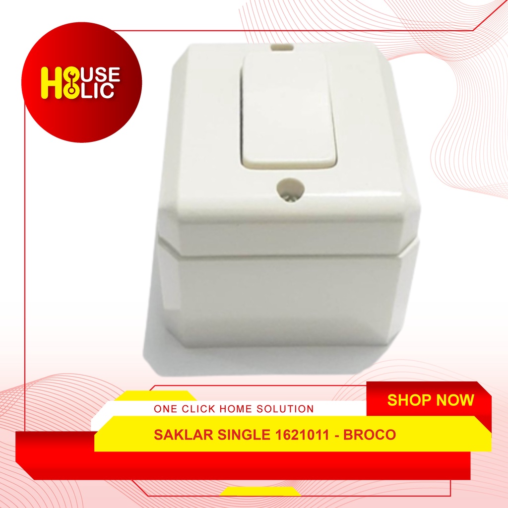 Saklar Single / Engkel Tunggal / OB Outbow New Gee Cream 1621011