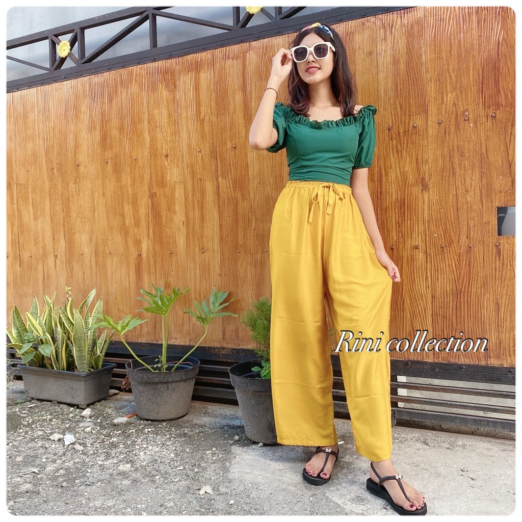 CELANA KULOT PANJANG BALI POLOS-KULOT POLOS MUSTAD