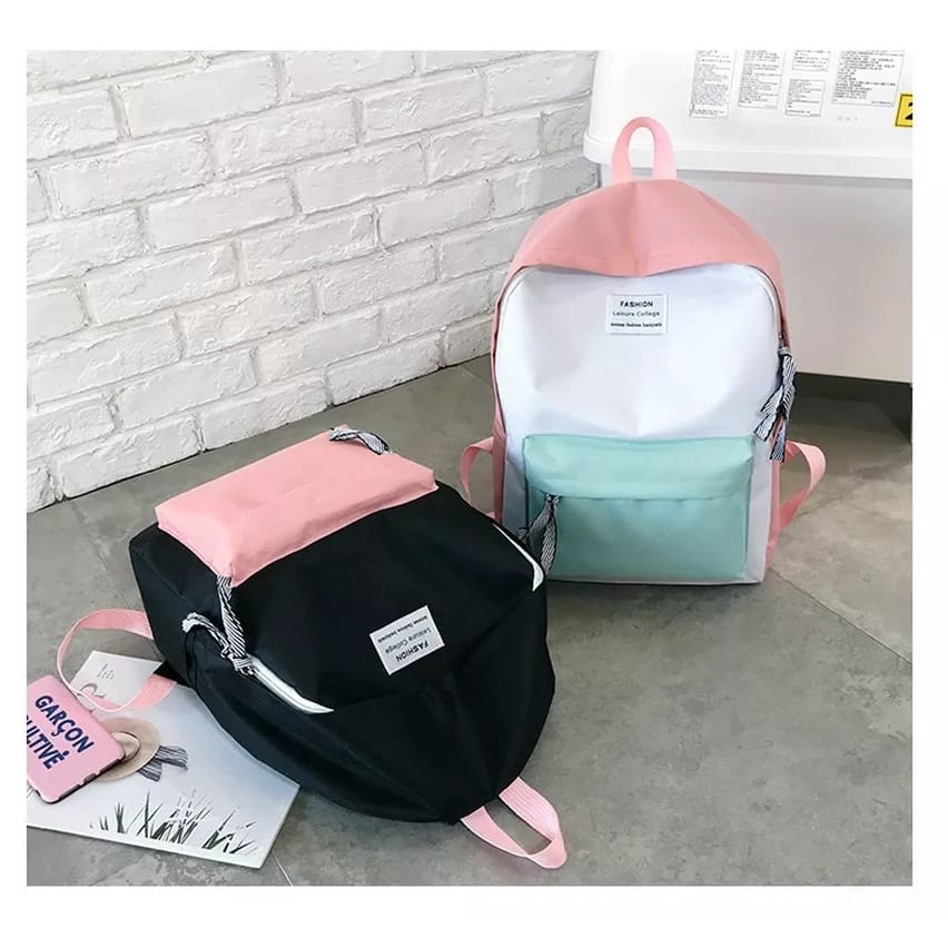 MORMON WEY - Tas Ransel Backpack Fashion Wanita Tas Punggung Tas Sekolah Anak