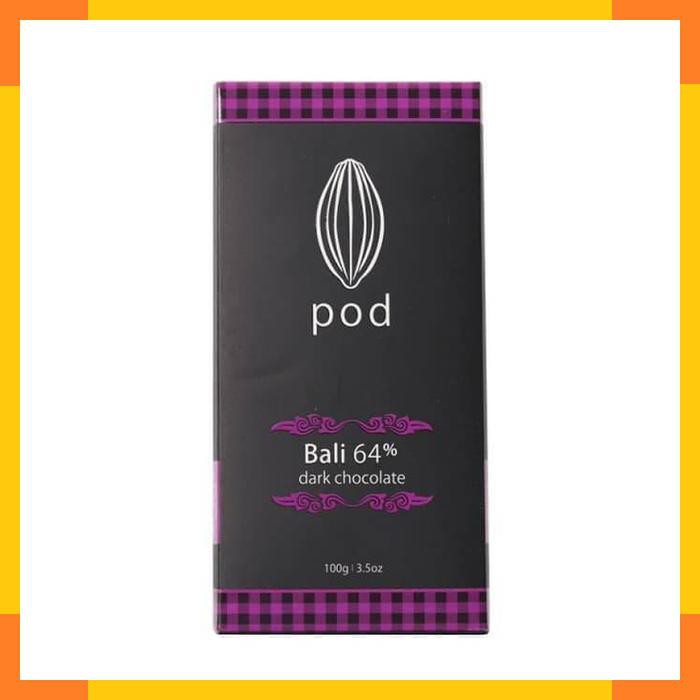 

POD Bali 64% Dark Chocolate Cokelat Coklat Diet Keto Sehat