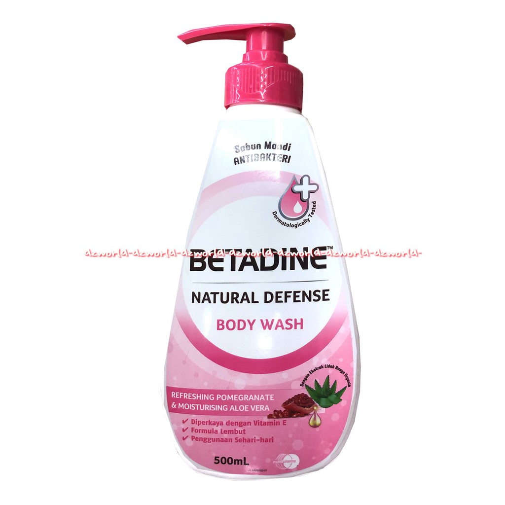 Betadine Natural Defense Refreshing Pomegranate  Sabun Mandi Cair 500 ml