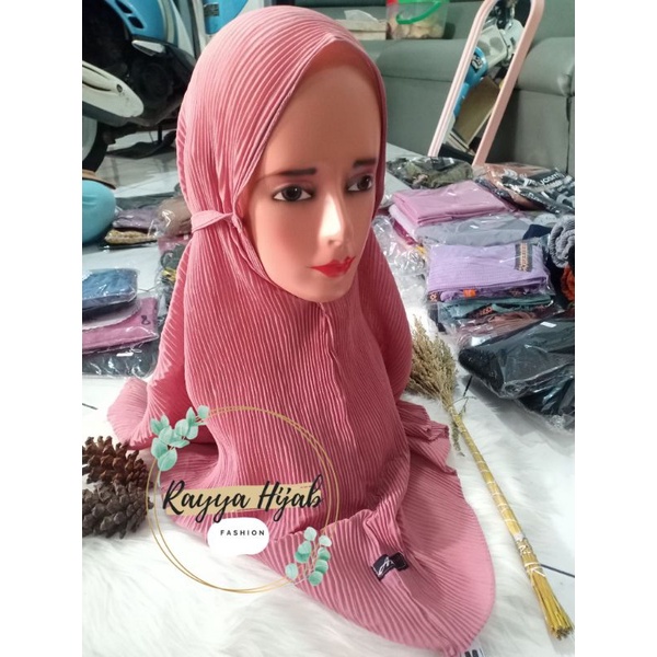 Jilbab bergo instan/jilbab bergo plisket/jilbab plisket premium