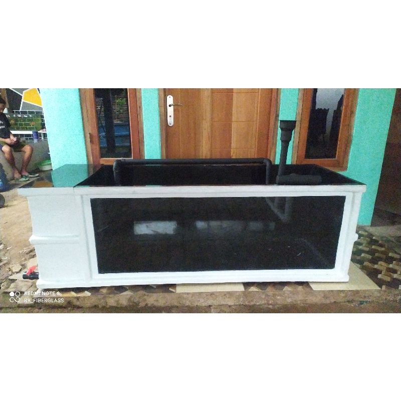 kolam fiber plus kaca 180*60*60