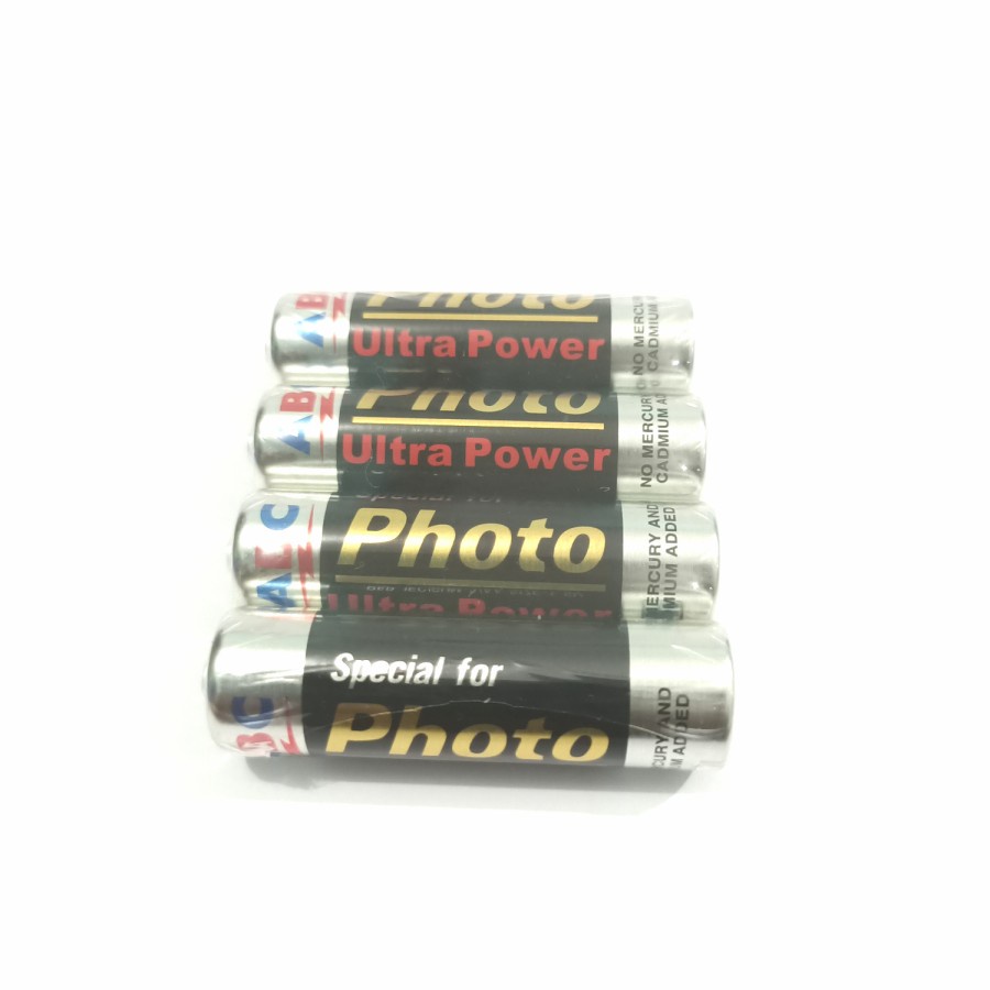 BATRE  ORIGINAL ABC AA / A2 ABC PHOTO ULTRA POWER ORIGINAL HARGA 4 PCS BATRE