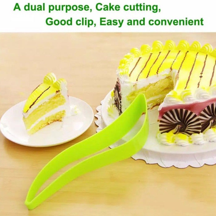 Cake Slicer Cake Knife Alat Pemotong Pengambil Kue