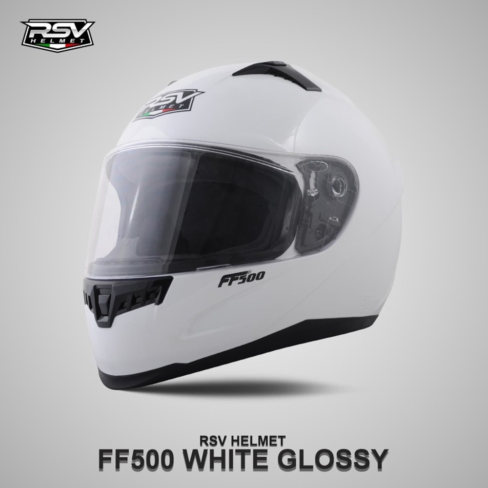 Helm RSV FF500 White Glossy