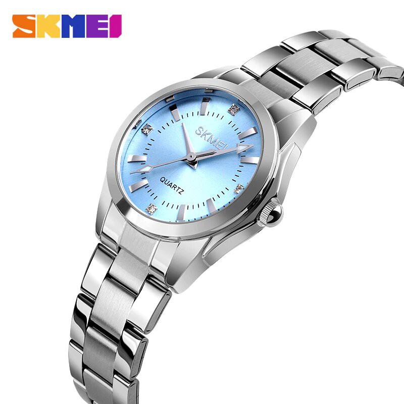 Jam Tangan Wanita / SKMEI 1620 Women Analog / Jam Tangan Stainless Steel / SKMEI