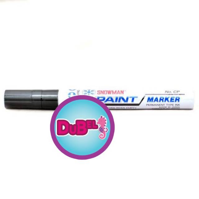 

Spidol Permanen / Paint Marker Black Snowman