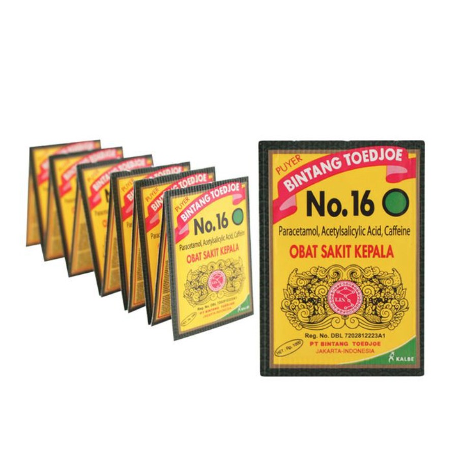 

Puyer Bintang 7 Toedjoe No 16 Isi 12 Sachet